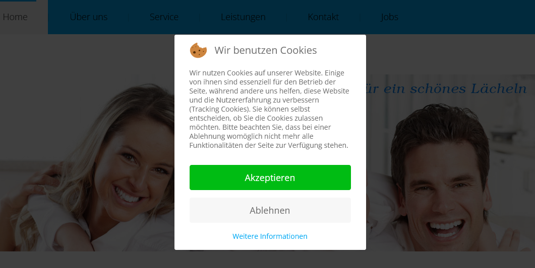 Cookie Consent Manager Hinweis